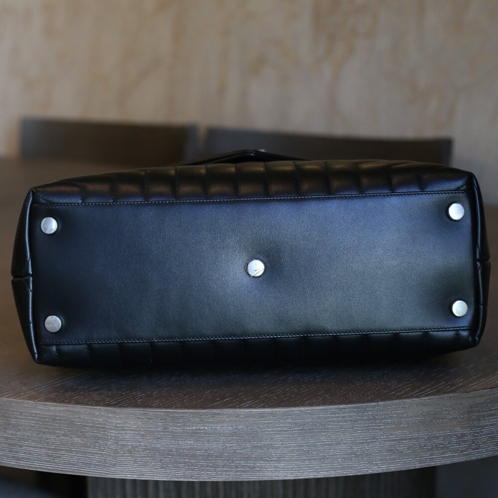 Black Large Loulou YSL Shoulder Bag in Quilted Leather - Picture 4 of 14